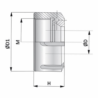 932GHRSS - with bearing