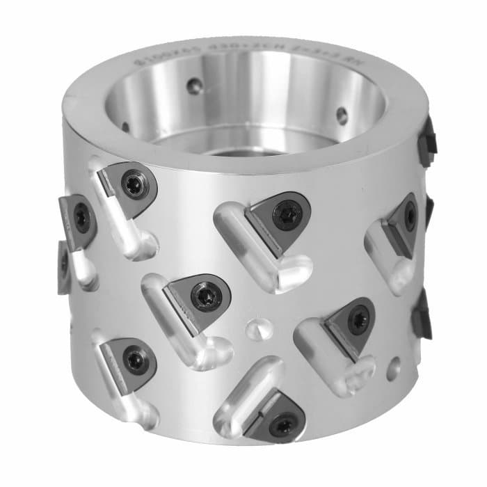 Premill DIA Cutter Heads with Replaceable Plates D=100 I=65 d=30+2CH Z=3+3 (18) a30° H=3 RH type B /