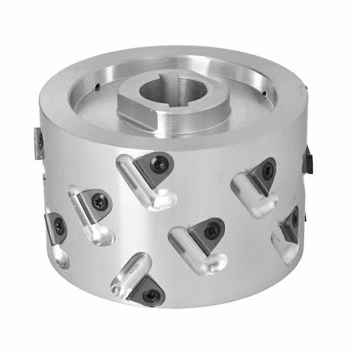 Premill DIA Cutter Heads with Replaceable Plates D=125 I=65/77 d=30+2CH Z=3+3 (18) a30° H=3 RH Down
