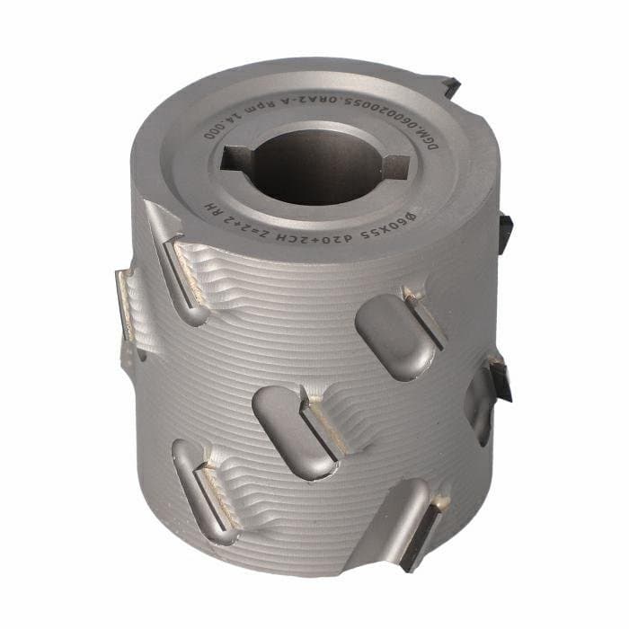 Pre-Mill Cutter DIA 2+2 D=60 I=55 d=20 +2CH  30° H=2,5 (14) RH type A / LOW NOISE