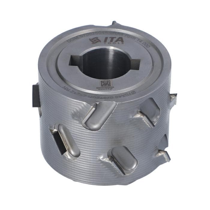 Pre-Mill Cutter DIA 2+2 D=70 I=48 d=25 +2CH  30° H=4,5 (12) Type A RH Lownoise