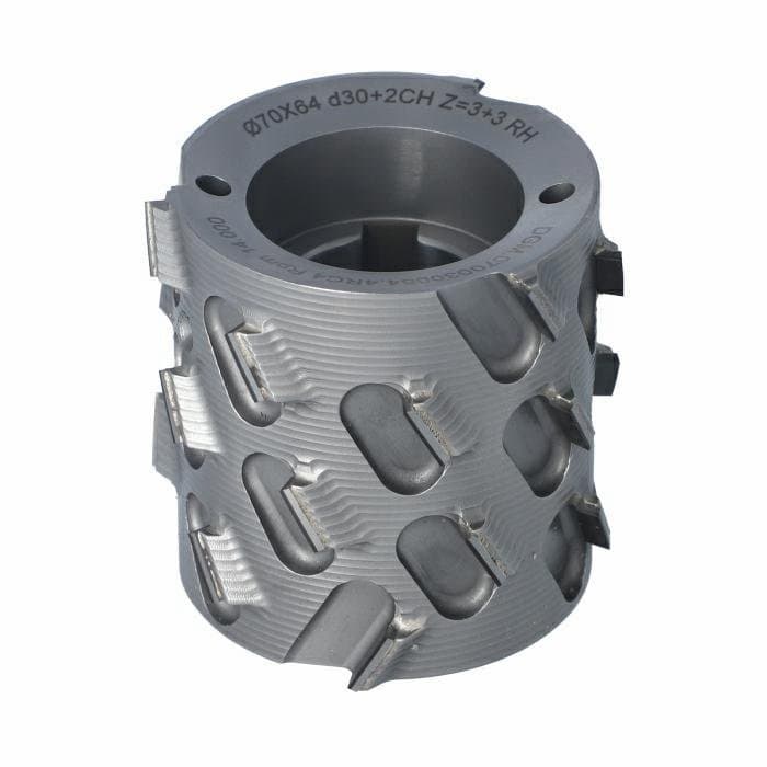 Pre-Mill Cutter DIA 3+3 D=70 I=64 d=30 +2CH  30° H=4,5 (24) Type C RH