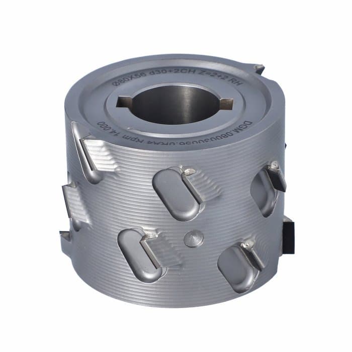 Pre-Mill Cutter DIA 2+2 D=80 I=56 d=30 +2CH LN 30° H=4,5 (14) Type A RH Lownoise