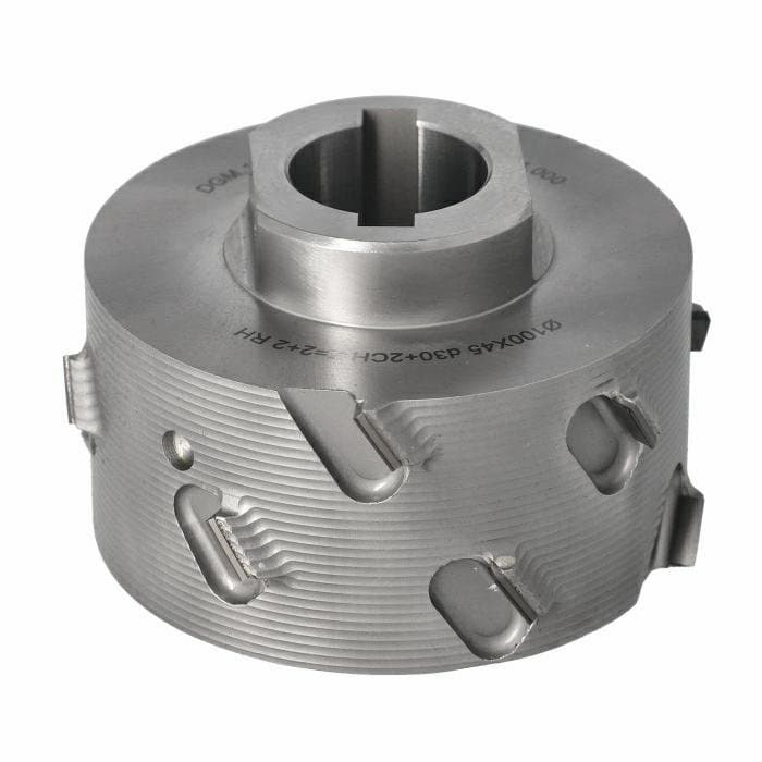 Pre-Mill Cutter DIA 2+2 D=100 I=45 d=30 +2CH  30° H=4,5 (12) Type A + collar RH