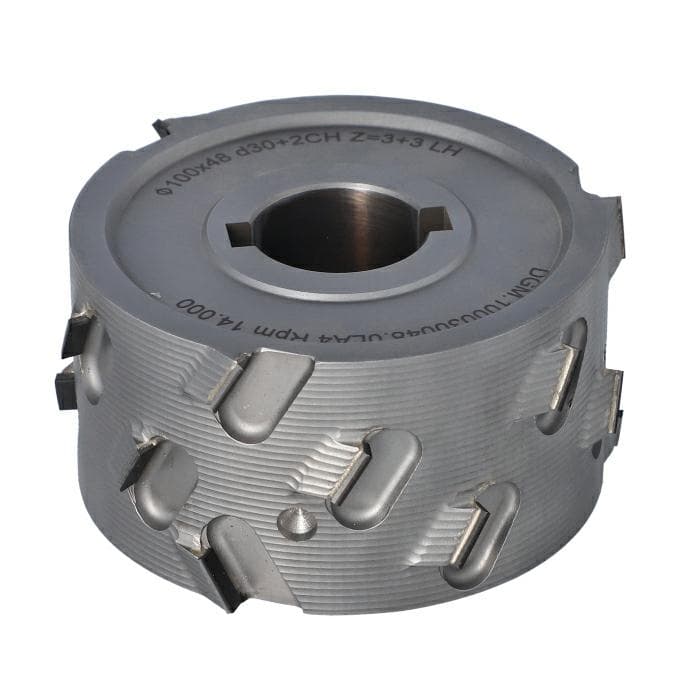 Pre-Mill Cutter DIA 3+3 D=100 I=48 d=30 +2CH  30° H=4,5 (18) Type A LH Lownoise