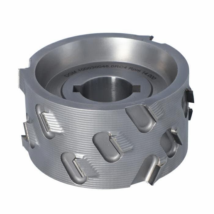 Pre-Mill Cutter DIA 3+3 D=100 I=48 d=30 +2CH  30° H=4,5 (18) Type C RH Lownoise