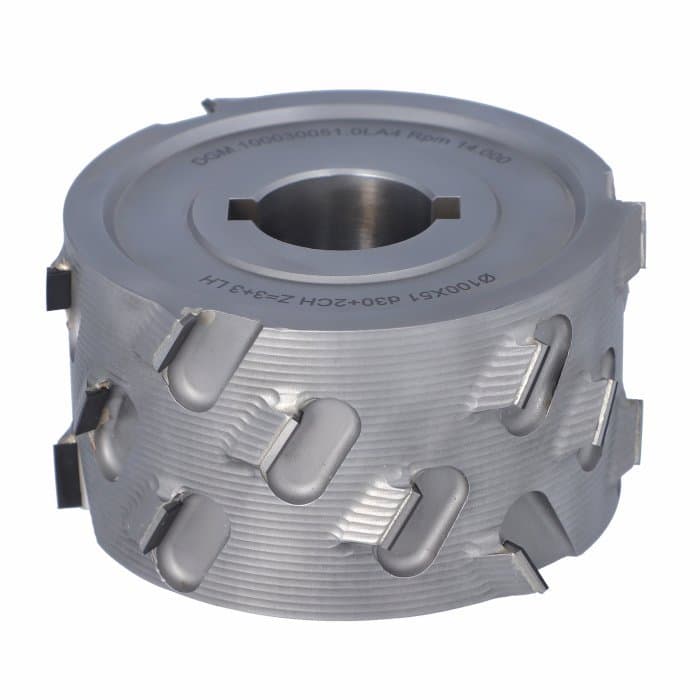 Pre-Mill Cutter DIA 3+3 D=100 I=51 d=30 +2CH  30° H=4,5 (21) Type A LH Lownoise