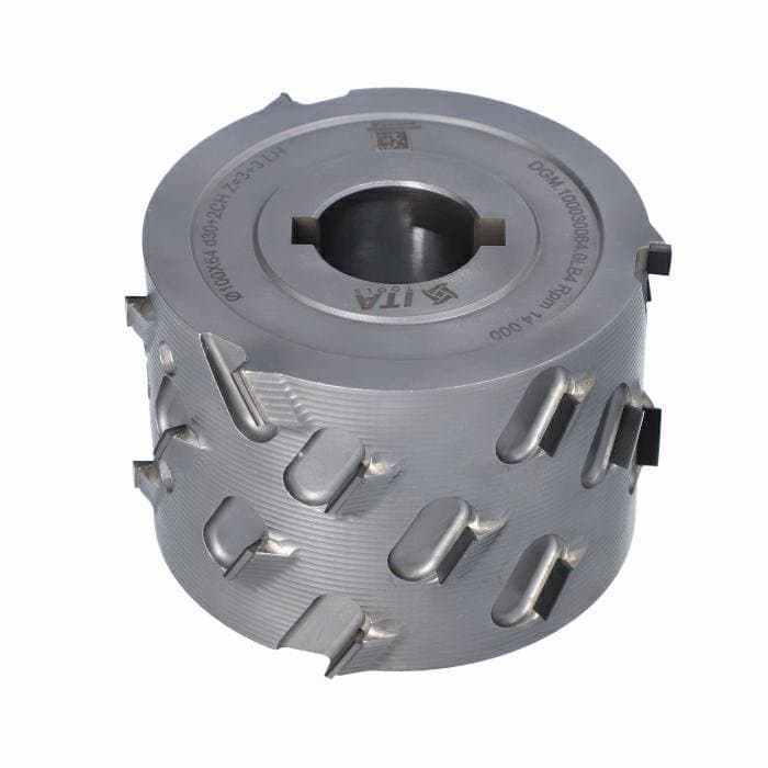 Pre-Mill Cutter DIA 3+3 D=100 I=64 d=30 +2CH  30° H=4,5 (24) Type B LH Lownoise