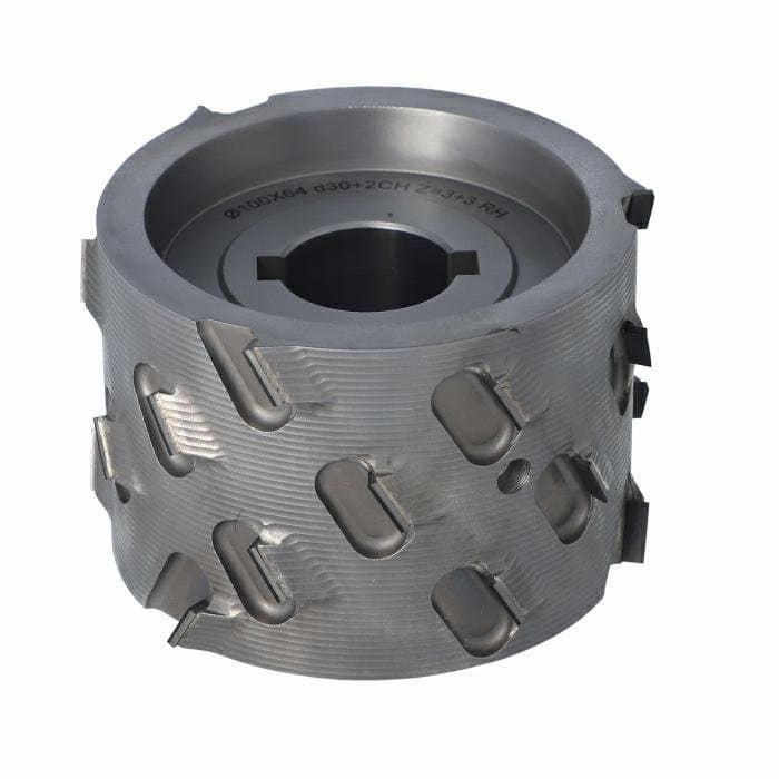 Pre-Mill Cutter DIA 3+3 D=100 I=64 d=30 +2CH  30° H=4,5 (24) Type B RH