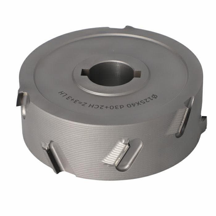 Pre-Mill Cutter DIA 3+3 D=125 I=40 d=30 +2CH  30° H=3,5 (9) Type A LH / LOW NOISE