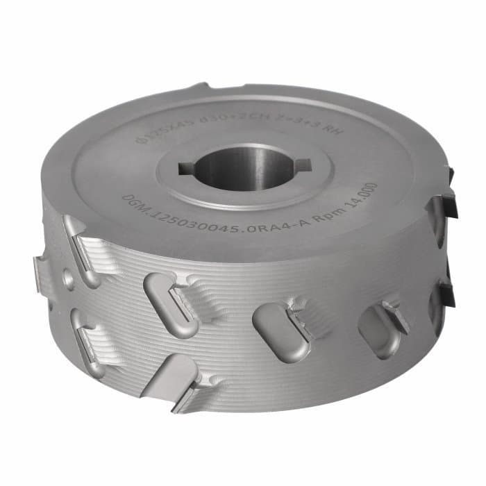 Pre-Mill Cutter DIA 3+3 D=125 I=45 d=30 +2CH LN 30° H=4,5 (18) Type A RH