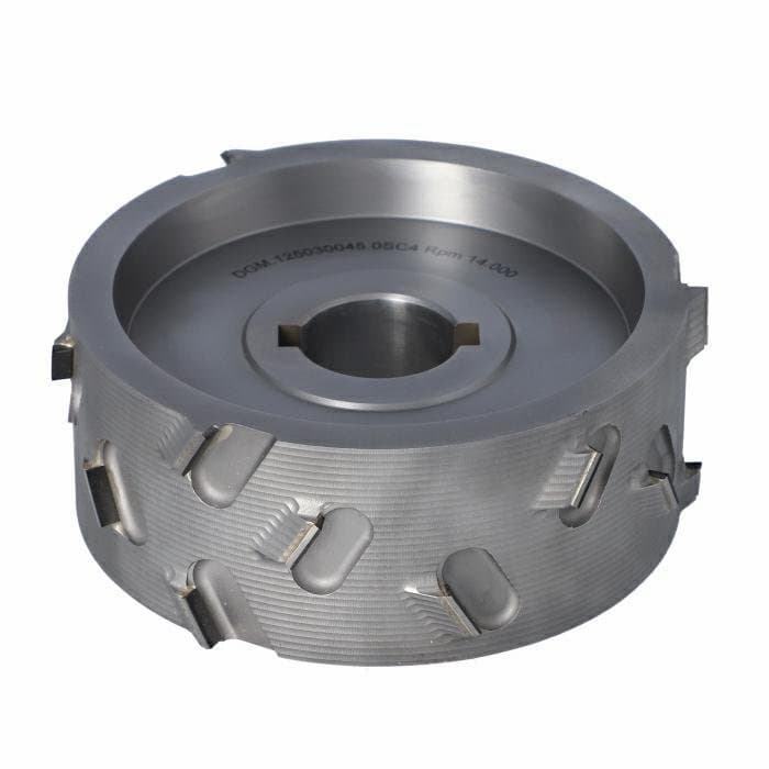 Pre-Mill Cutter DIA 3+3 D=125 I=45 d=30 +2CH  30° H=4,5 (18) Type C Sym. Lownoise