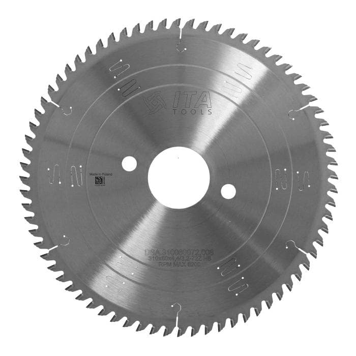 Diamond Panel sizing saw blade (EA) D=310 F=60 Z=72 K=4,4 P=3,2 PH: 2/14/100 H=8 FZ/TR