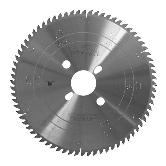 Diamond Panel sizing saw blade (EA) D=350 F=60 Z=72 K=4,4 P=3,2 PH: PH04 H=8 FZ/TR