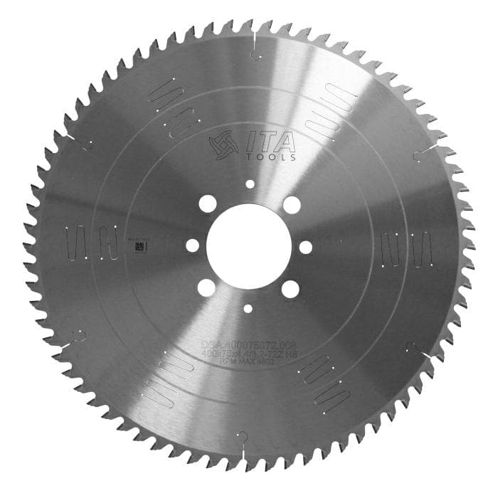 Diamond Panel sizing saw blade (EA) D=400 F=75 Z=72 K=4,4 P=3,2 PH: PH02 + 2/7/110 H=8 FZ/TR