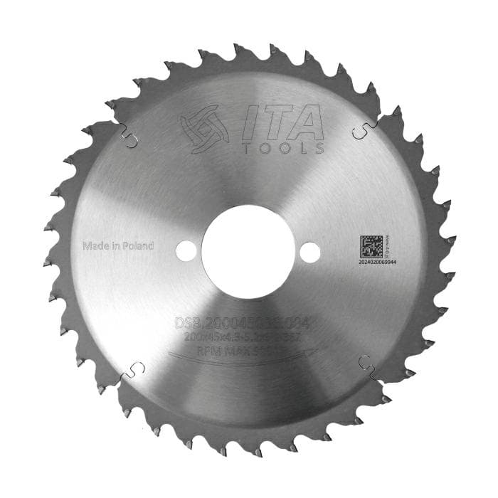 Diamond scoring (EA) D=200 F= 45 Z= 36 K=4,3/5,2 P=3,2 H=4 conical (KON/FZ) PH:2/10/60