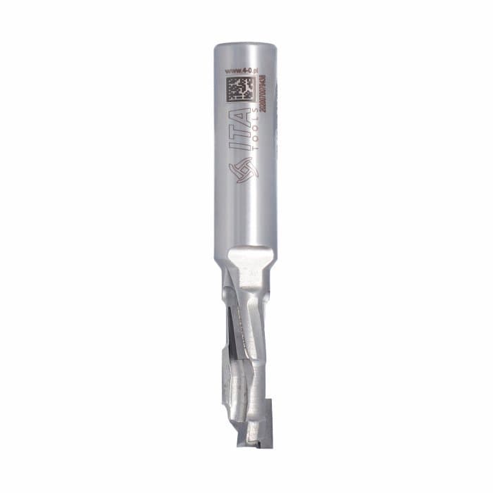Router Bit DIA Z1+1 D=10 I= 35 L= 83 S=12x40 RH  4PCD+1 HM H2,5 3 helix wings body  STAINLESS STEEL