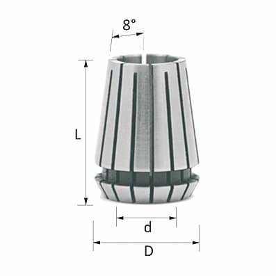 ER32 Precision collet D=10