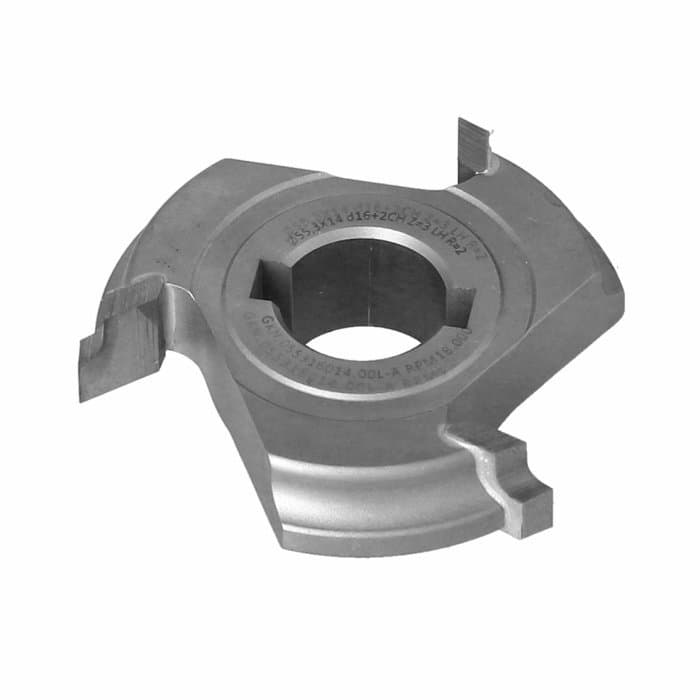 Profile cutter head HM D=55,3 I=14 F=16+2CH Z=3 R=2 LH SCM Olympic K400 K360