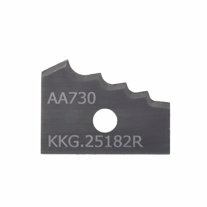 Profile knives HM  L=25 W=18,7 T=2 R=1,5-2,0-3,0 RH