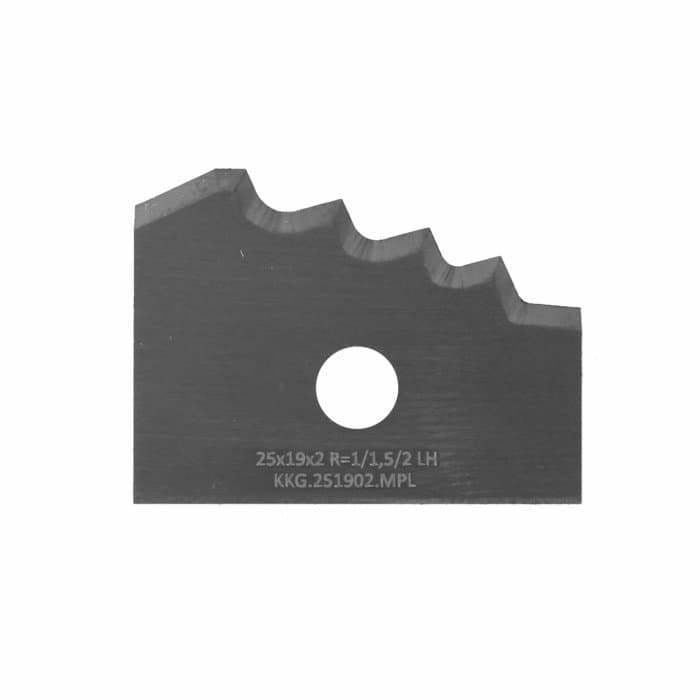 Profile knives HM 25x19x2  R=1/1,5/2 LH