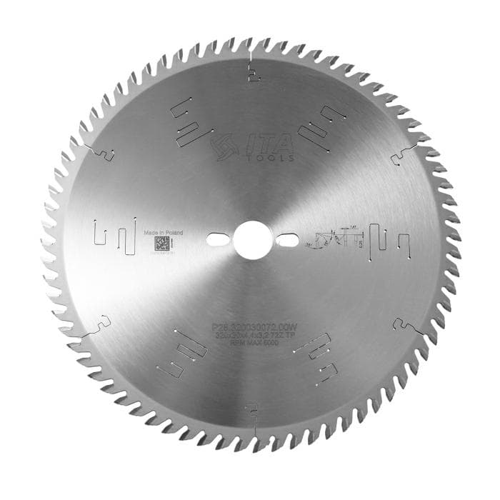 (M) Panel sizing saw blade D=320 F= 30 Z= 72 K/P=4,4/3,2 TP PH03