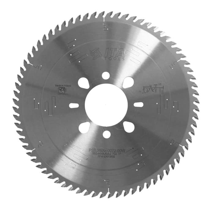 (M) Panel sizing saw blade D=350 F= 80 Z= 72 K/P=4,4/3,2 TP PH01