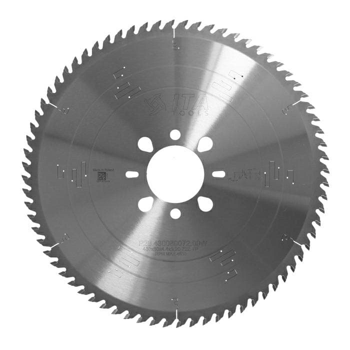 (M) Panel sizing saw blade D=430 F= 80 Z= 72 K/P=4,4/3,2 TP PH01