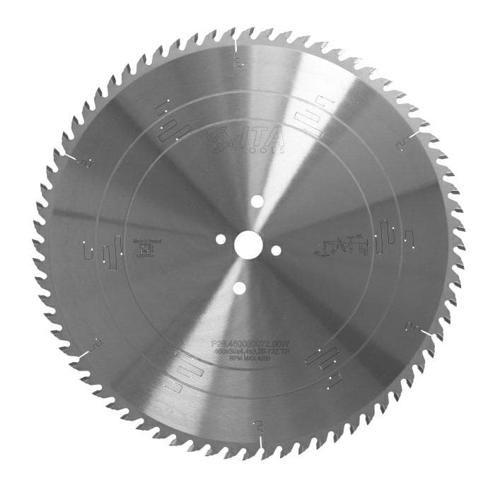 (M) Panel sizing saw blade D=460 F= 30 Z= 72 K/P=4,4/3,2 FZ/TR PH:2/10/60+ 2/13/94