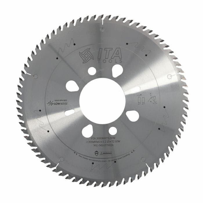 Panel sizing saw blade D=300 F= 80 Z= 72 K/P=4,4/3,2 TP PH01