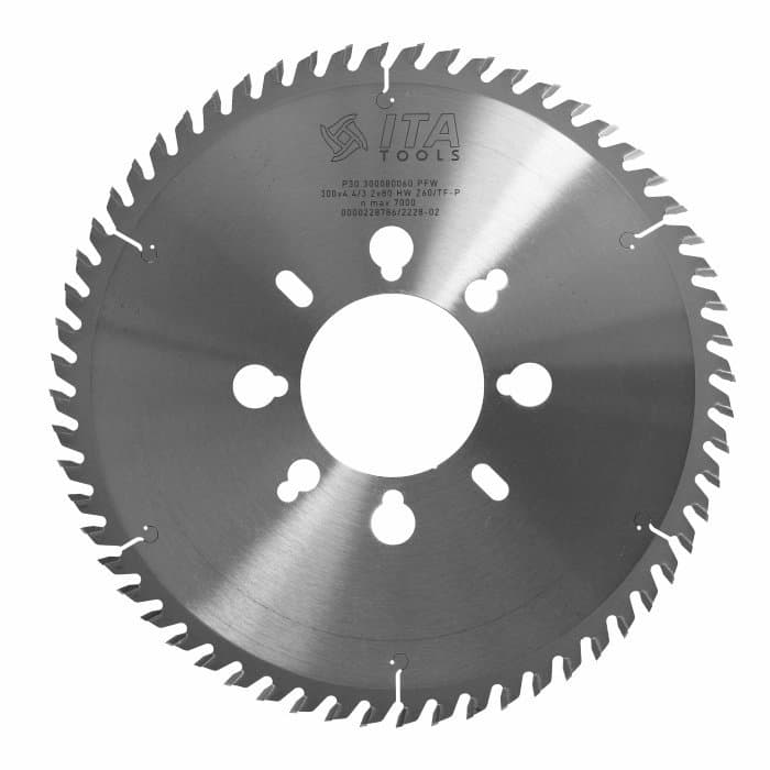 Panel sizing saw blade D=300 F= 80 Z= 60 K/P=4,4/3,2 FZ/TR NANO PH01 special nano gra