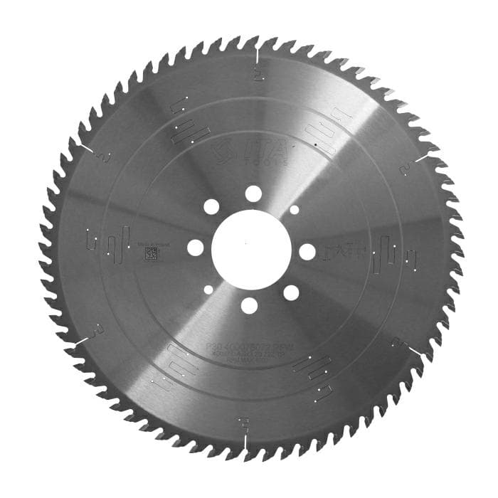 Panel sizing saw blade D=400 F= 75 Z= 72 K/P=4,4/3,2 TP NANO PH:4/15/105+2/8/110+2/14/110