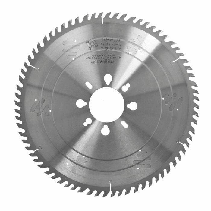 Panel sizing saw blade D=420 F= 80 Z= 72 K/P=4,4/3,2 TP PH01 special nano grain