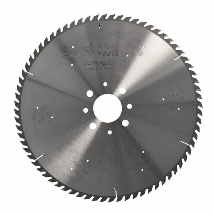Panel sizing saw blade D=430 F= 65 Z= 72 K/P=4,4/3,2 TP PH02 + 2/9/110 special nano grain