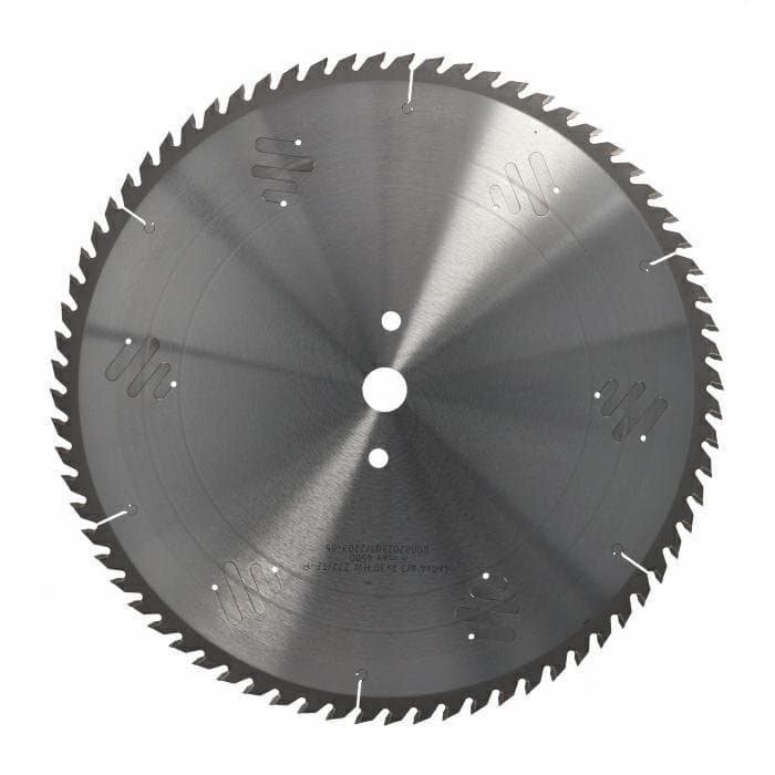 Panel sizing saw blade D=460 F= 30 Z= 72 K/P=4,4/3,2 TP NANO PH:  2/13/94 special nano grain