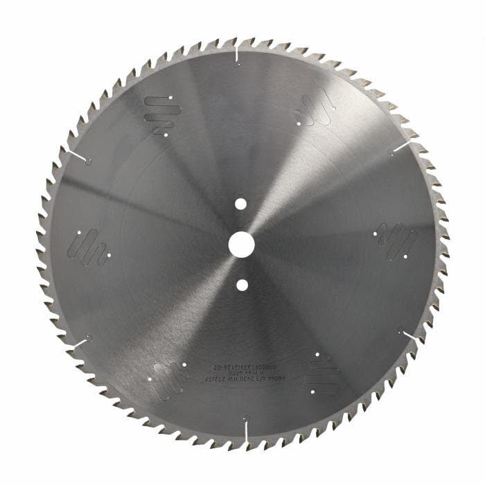 Panel sizing saw blade D=480 F= 30 Z= 72 K/P=4,4/3,2 TP NANO PH03 + 2/13/94 special nano grain