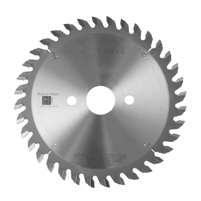 (M) Conical scoring blade D=180 F= 30 Z= 36 K=4,4-5,6 P=3,2 CON-ALT5° PH: 2/10/60