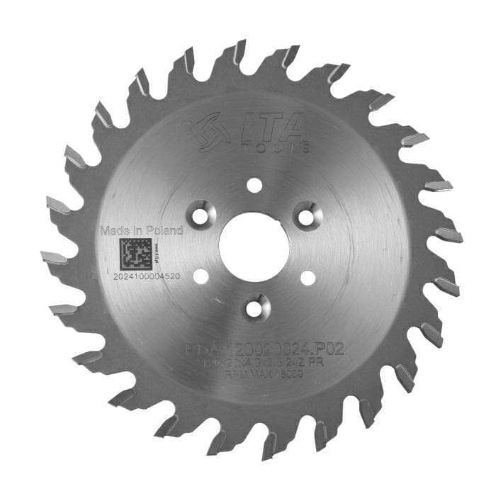(M) Piła D=120 F= 20 Z= 24 K/P=4,0/2,8 FZ PH:3/M4/35 LH + 3/M4/35 RH