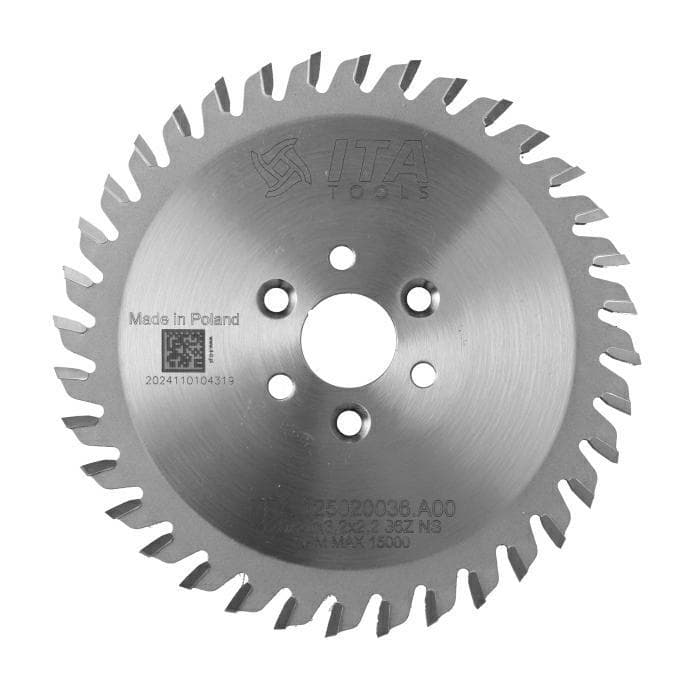 (M) Saw blade D=125 F= 20 Z= 36 K/P=3,2/2,2 WZ PH:3/M4/35 LH + 3/M4/35 RH SCM/MORBIDELLI