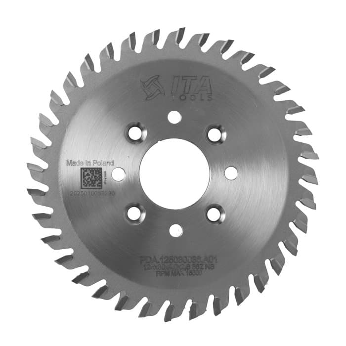 (M) Saw bladeD=125 F= 30 Z= 36 K/P=4,0/2,8 NS PH:4/M5/48 LH + 4/M5/48 RH HOMAG WEEKE BHX 500