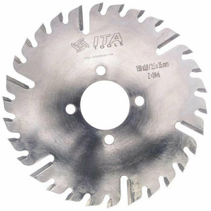 PKA.Sawblade D=150 F= 35 Z= 24+6 K/P=3,8/2,5 PH:4/6,5/50 LH