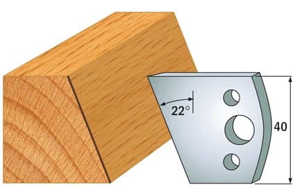 PAIR KNIVES HL 40x4mm - 691.001