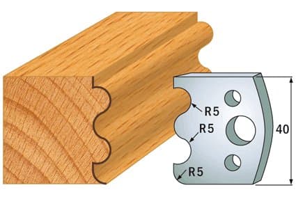 PAIR KNIVES HL 40x4mm - 691.006