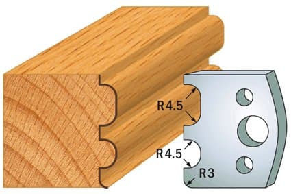 PAIR KNIVES HL 40x4mm - 691.007