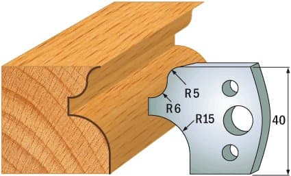 PAIR KNIVES HL 40x4mm - 691.011