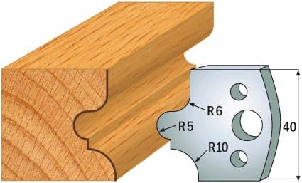 PAIR KNIVES HL 40x4mm - 691.012
