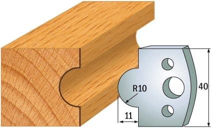 PAIR KNIVES HL 40x4mm - 691.014