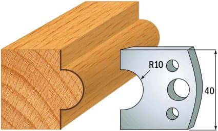 PAIR KNIVES HL 40x4mm - 691.015