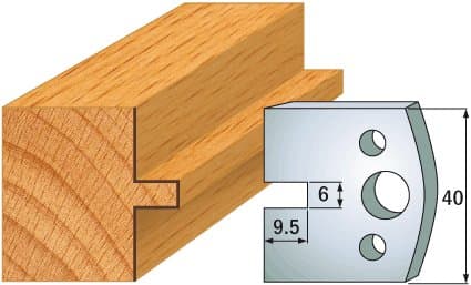 PAIR KNIVES HL 40x4mm - 691.017