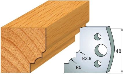 PAIR KNIVES HL 40x4mm - 691.020